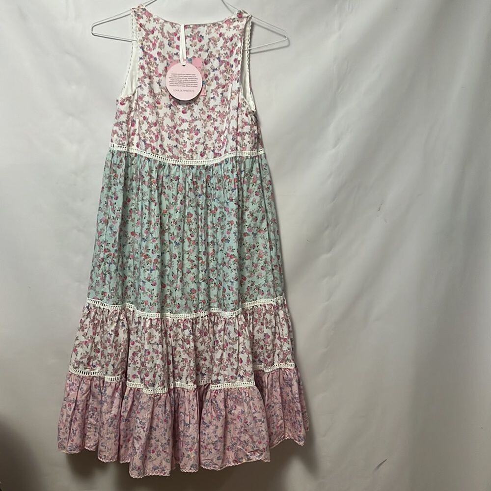 NWT LOVESHACKFANCY x TARGET CAMILLE FLORAL DRESS XXS - Picture 3 of 9